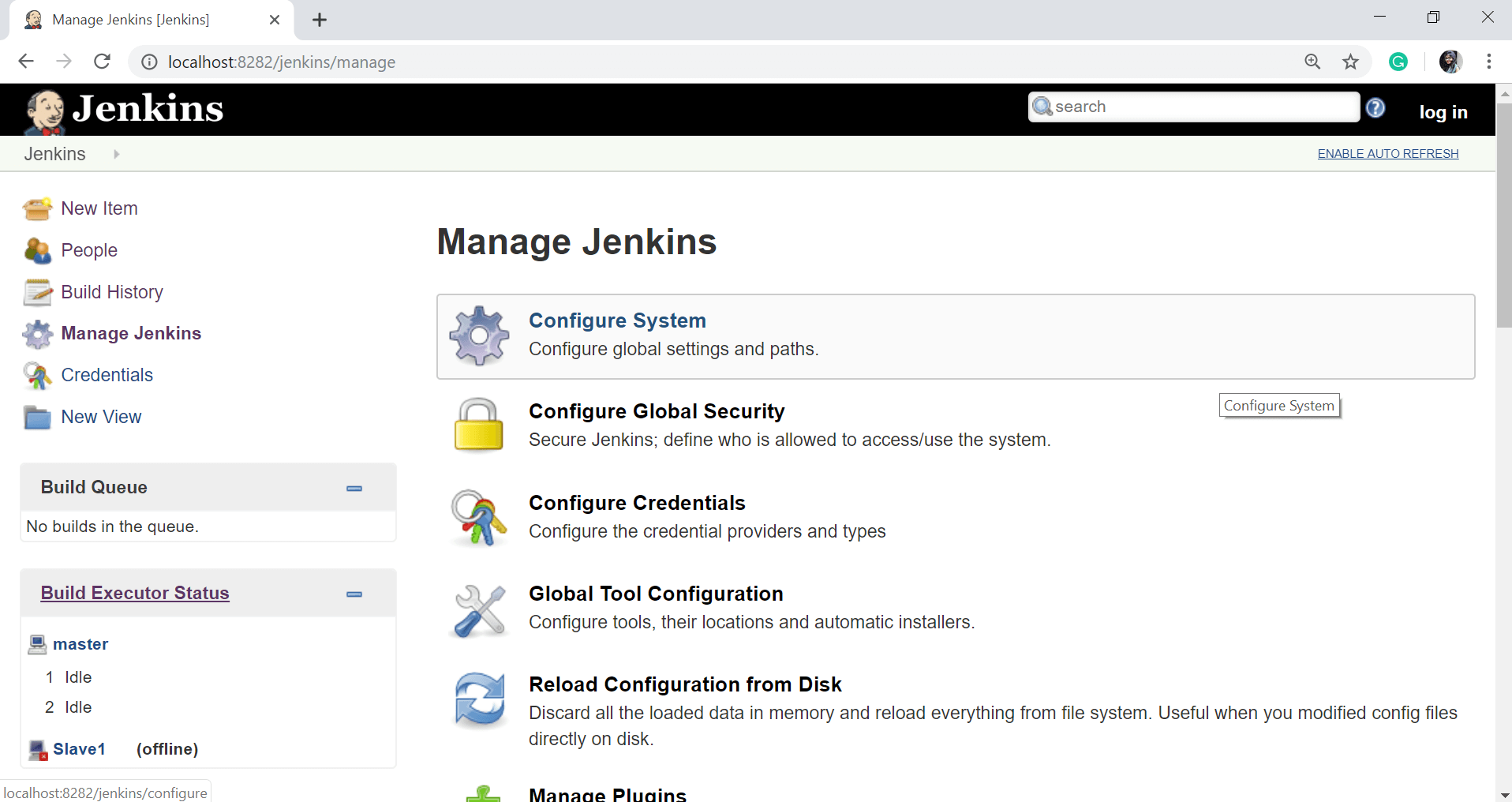 Jenkins 服务器维护