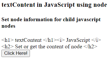 JavaScript textContent属性