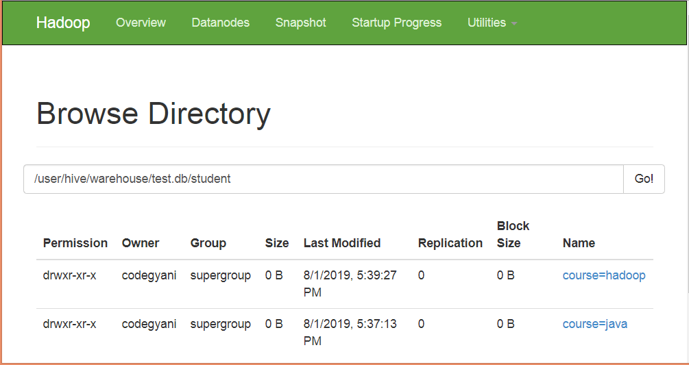 Hive 分区