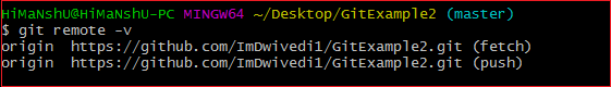 Git Remote命令