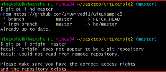 Git Remote命令