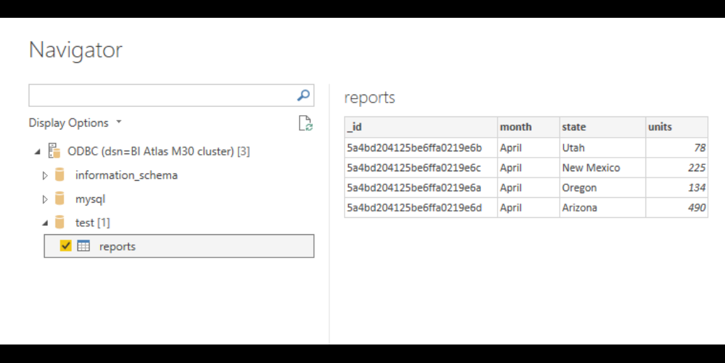 MongoDB BI连接器