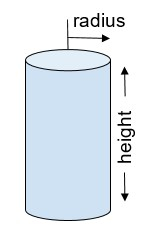 Golang 计算圆柱体体积和表面积
