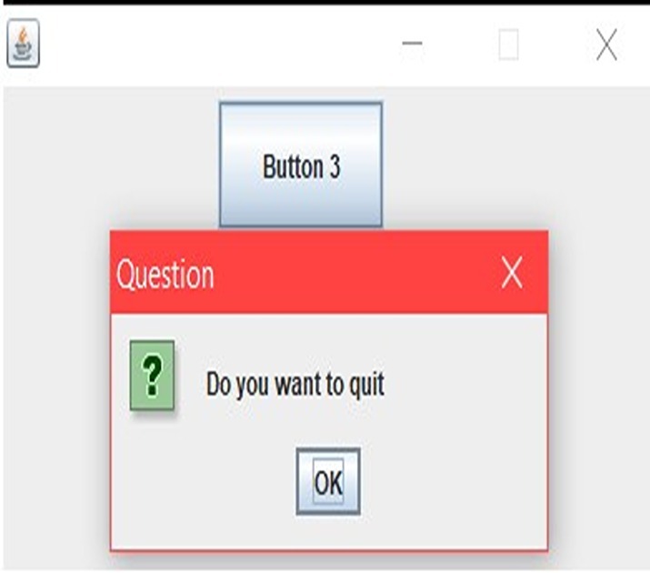 Java 消息对话框（GUI）