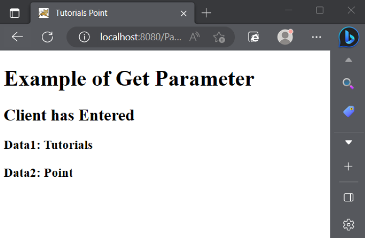 JSP getParameter()将数据从客户端传递到JSP