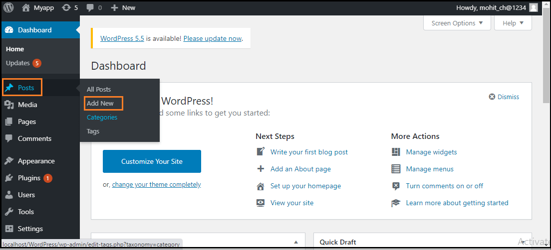 WordPress 媒体库