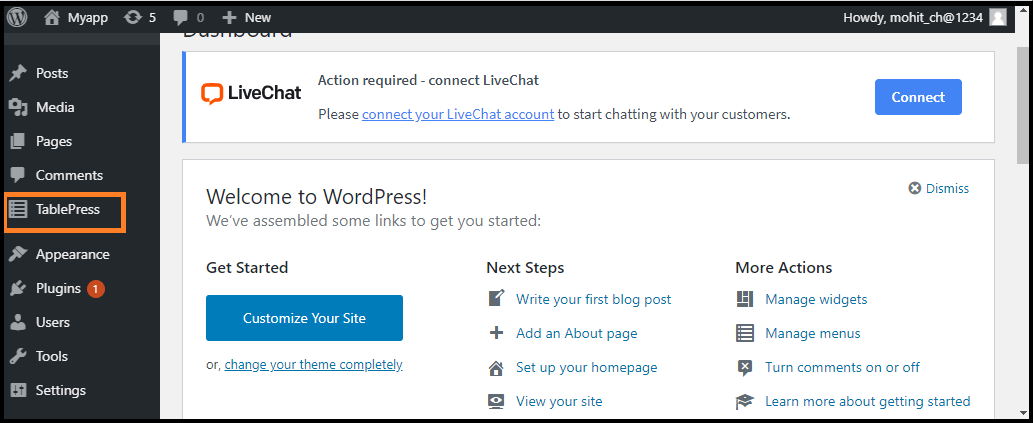 WordPress 表格