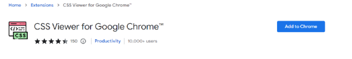 CSS Viewer Chrome 应用扩展，用于开发者
