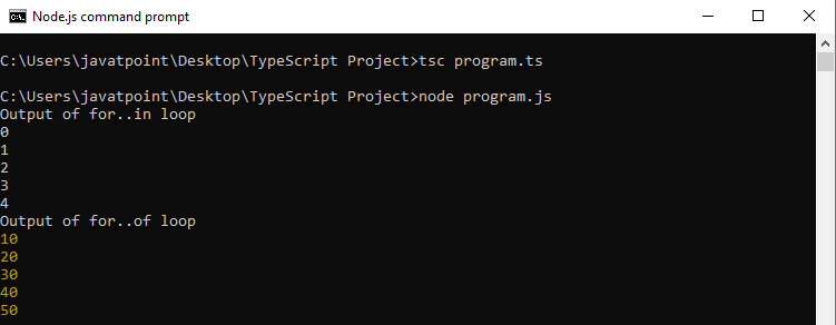 TypeScript 有限循环