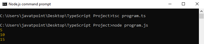 TypeScript forEach语句