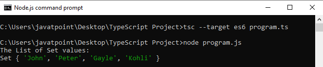 TypeScript Set集合