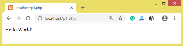 PHP 如何在XAMPP中运行PHP代码