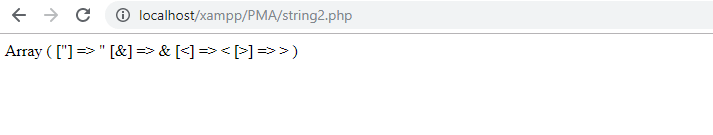 PHP get_html_translation_table() 函数