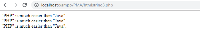 PHP String htmlspecialchars()函数