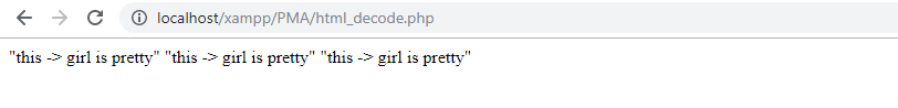 PHP String htmlspecialchars_decode()函数