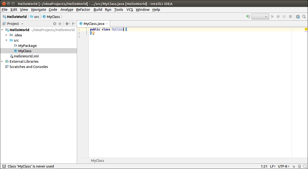 IntelliJ IDEA 首个Java程序