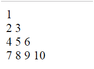 PHP 数字三角形