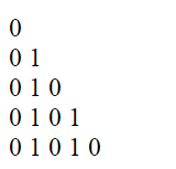 PHP 数字三角形