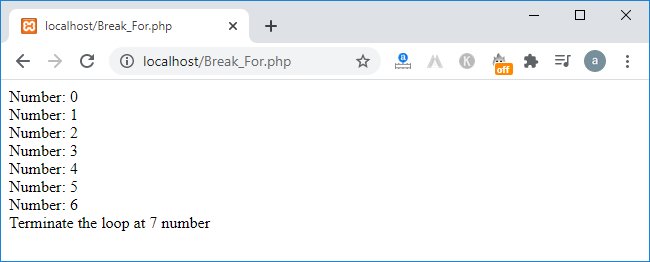 PHP break和continue的区别
