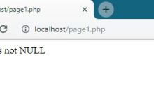 PHP is_null()函数|极客笔记