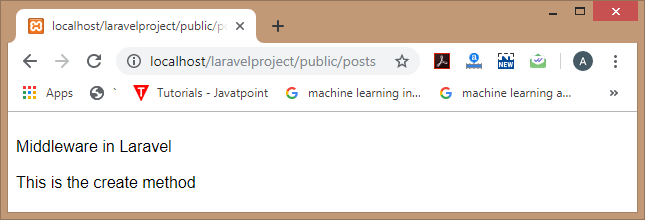 Laravel 控制器中间件