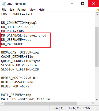 Laravel 增删改查