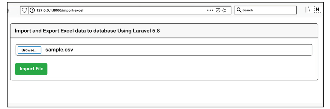 在Laravel 5.8中导入和导出CSV文件