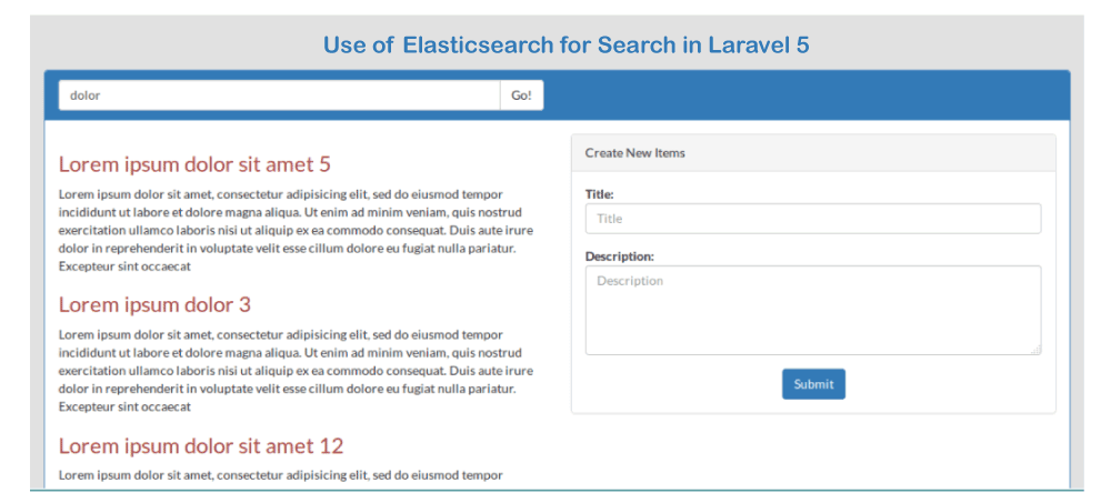 在Laravel 5中从头开始使用Elasticsearch