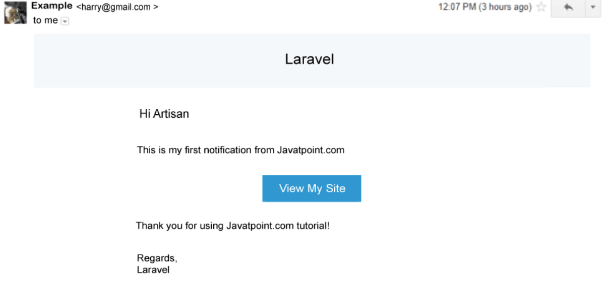 使用Laravel 5.7的新通知系统