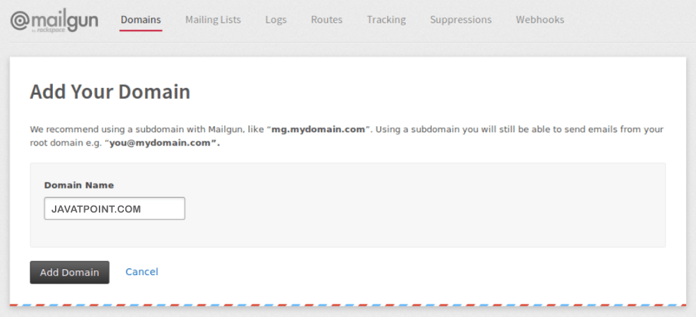 Laravel Mailgun 设置