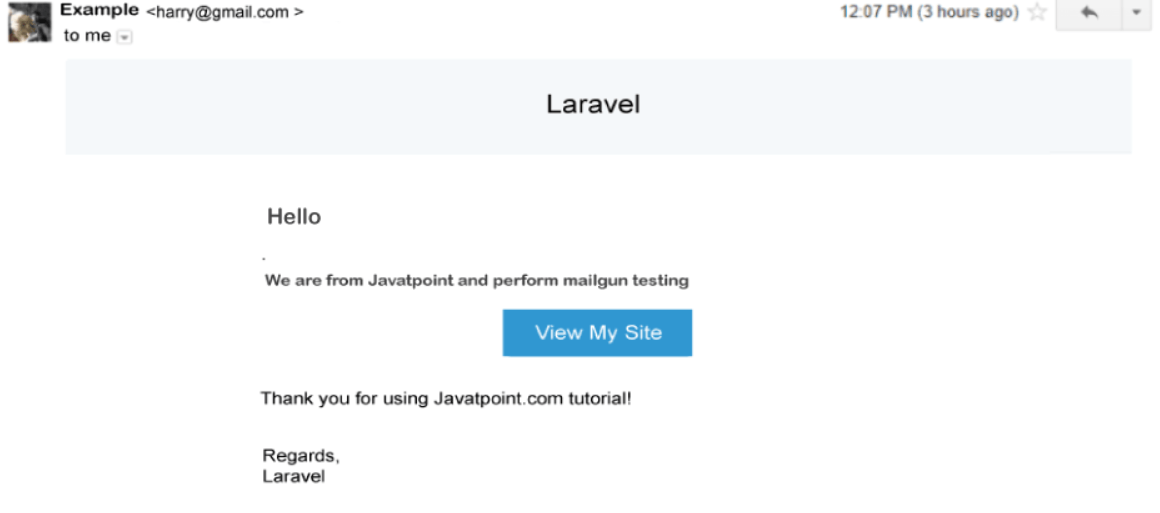 Laravel Mailgun 设置