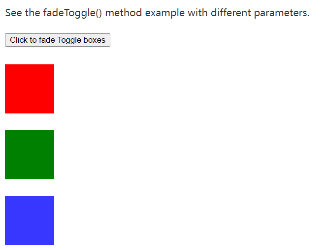 jQuery.fadeToggle()方法