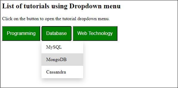 JavaScript 如何创建下拉列表