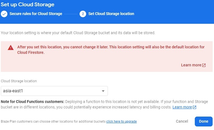 Firebase获取URL