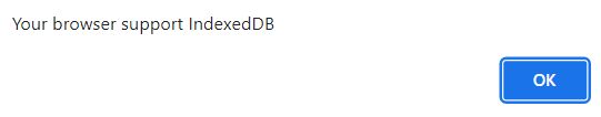 JavaScript indexedDB