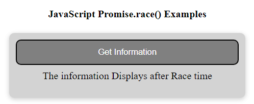 JavaScript Promise.race()静态方法