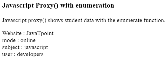 JavaScript Proxy代理