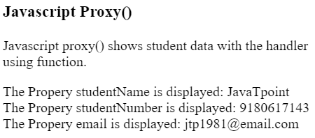 JavaScript Proxy代理