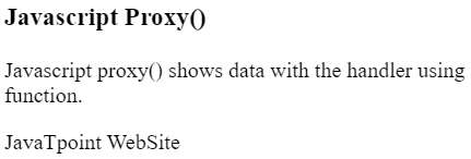 JavaScript Proxy代理