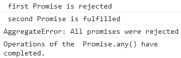 JavaScript promise.finally()方法