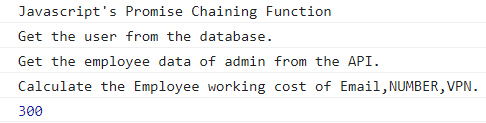 JavaScript promise chaining