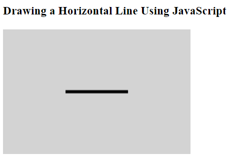 JavaScript 如何绘制一条线