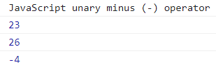 JavaScript 一元运算符