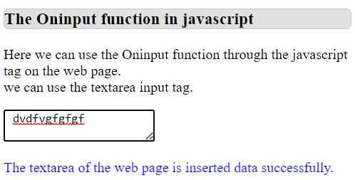 Javascript oninput函数