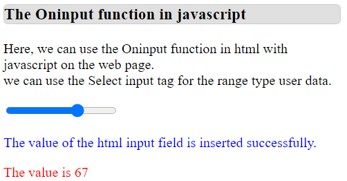 Javascript oninput函数