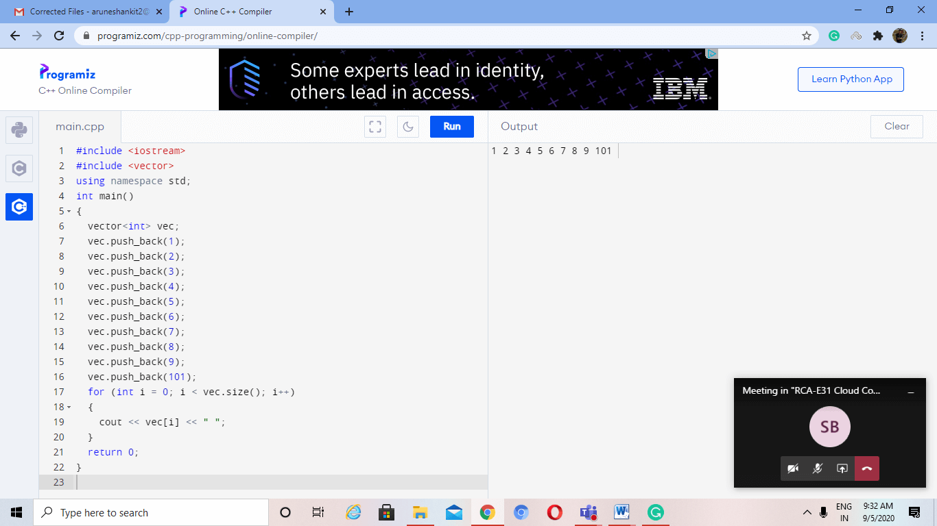 C++ 初始化Vector