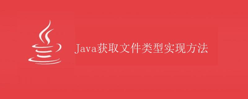 Java获取文件类型实现方法