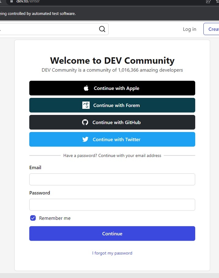 如何使用Selenium Web Driver和JavaScript登录任何网站