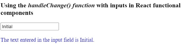 如何在React组件中使用handleChange()函数