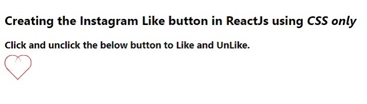 如何在ReactJS中创建Instagram点赞按钮